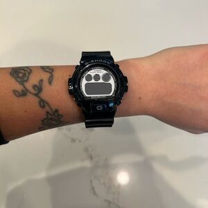 G-Shock Black and White Digital Watch